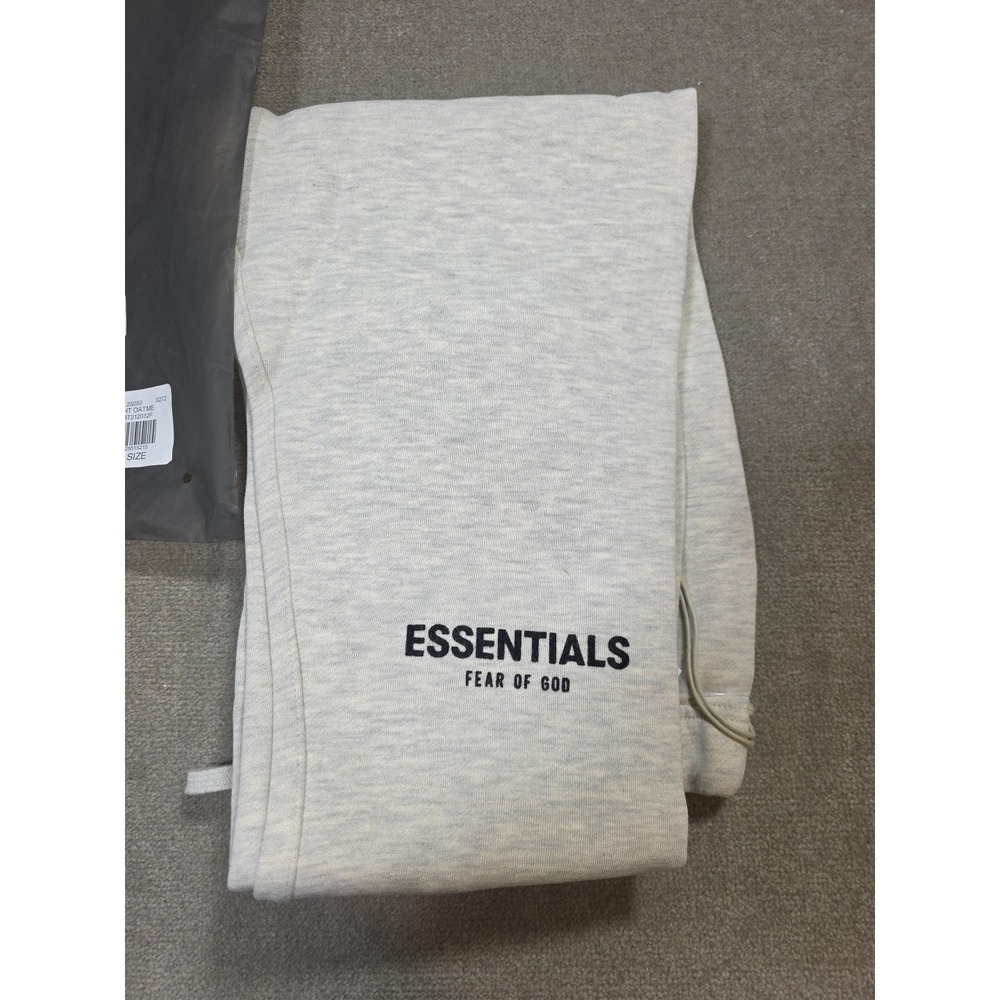 Light Oat Essentials Fear Of God Sweatpants Size XSBrand NWT In Bag Extra Small